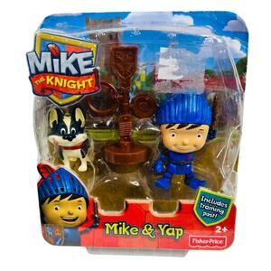 5 for $25| Mike The Knight‎ and Yap Dog Puppy Toy Figures Fisher Price